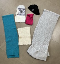 Bundle of Scarves and Headcoverings In Various Colours