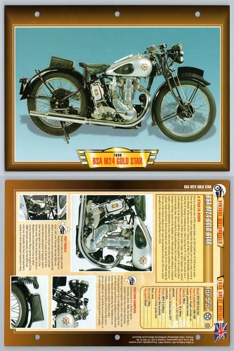 Bsa m24 gold star 1938 - bsa,