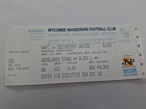 Wycombe wanderers colchester - wycombe,