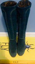 Fly London Teal Knee high