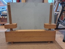 WOODEN DOUBLE SCREW BOOK PRESS