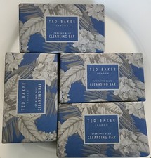 Ted Baker Sterling Blue Cleansing Bar / Soap 4x 150g NEW & SEALED