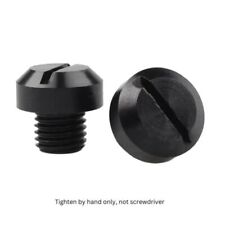 Mirror Blank Plug Caps Black for Aprilia Tuono 1100 V4 Factory ABS 2015-2022