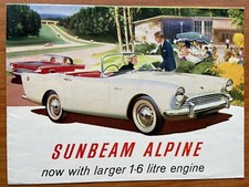 Sunbeam Alpine 1600cc brochure