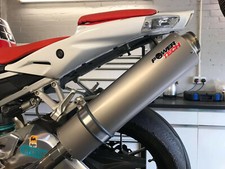 APRILIA RSV1000 GEN2 2004-2008 POWERTECH TITANIUM OVAL GP EXHAUSTS NEW