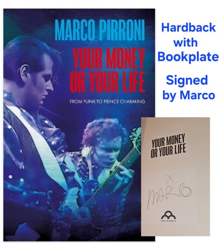 Marco pirroni book with signed - pirroni,