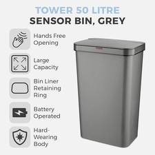 Tower 50L Sensor Bin T838005G