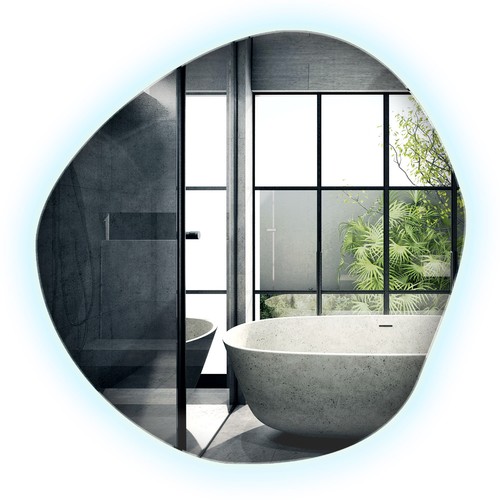 Decorative wall mounted - mounted, mirror