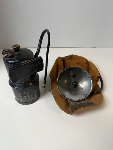 Antique carbide miners - miners, cap