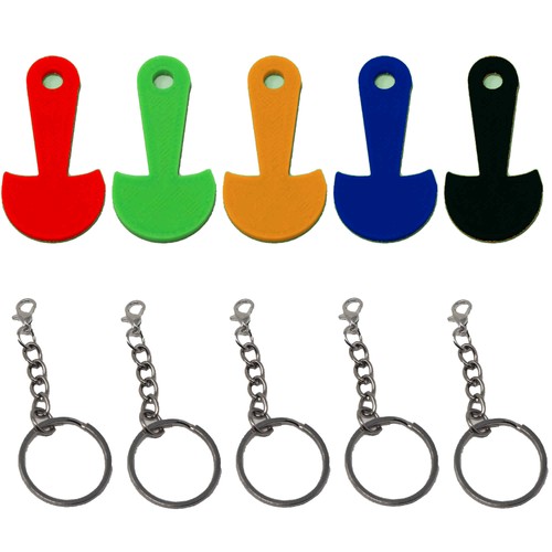 Pack removable trolley coin - removable,