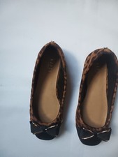 Girls Lipsy Brand New,Leopard Print Slip On Shoes , size 1