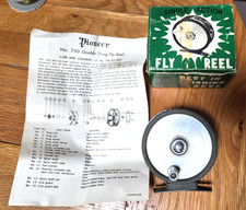 Vintage Pioneer No. 750 Double Drag Fly Reel – Boxed with Instructions