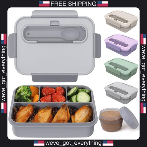 Compartment bpa free lunch - 4-compartment,