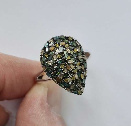 Silver multi colour - silver,