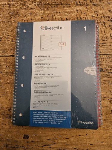 Livescribe notebook dot - a4,