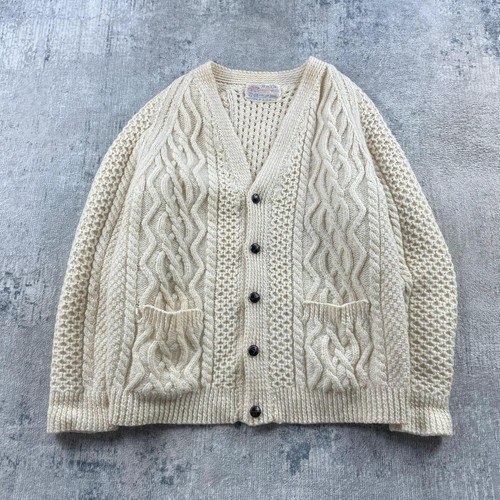 Irish aran cardigan mens - aran,