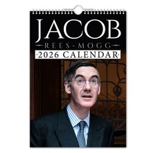 Jacob Rees-Mogg – 2026 Wall Calendar  - Funny - Quirky - Christmas - Birthday