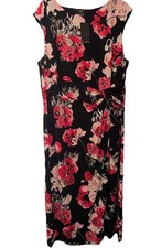 Joanna Hope Black/Red Floral