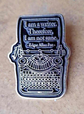 Edgar Allan Poe Metal Enamel