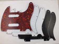 SCRATCH PLATE Pickguard with 2 Strat Pick Ups Quo style to fit TELECASTER guitar