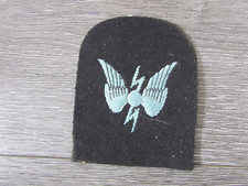 WRNS Royal Navy Wrens Woman's Royal Naval Service Telegraphist Embroidered Badge