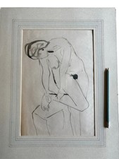 Female Nude Study 20thC European School