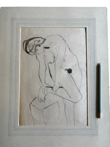 Female nude study - female,
