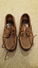 Quayside brown means boat shoe