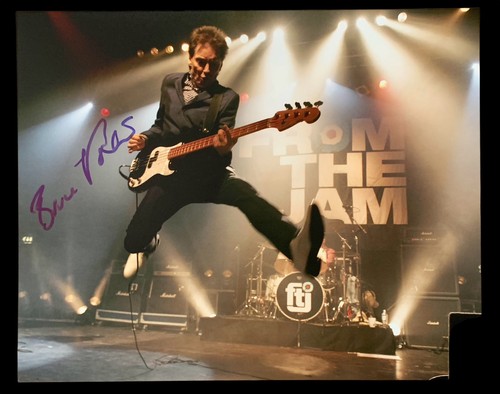 Signed bruce foxton - signed,