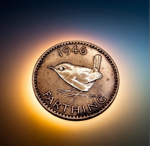 Great britain farthing - farthing, coin