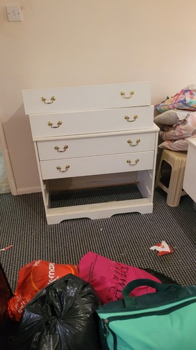 Chest drawers white with - chest, of