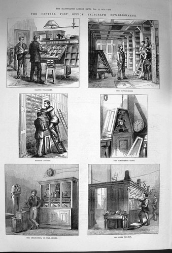 Original old antique - old, print