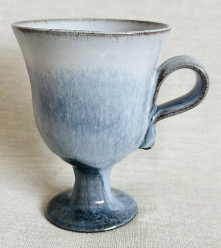 Woburn pottery blue goblet - woburn,