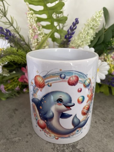 Cute baby dolphin ceramic - baby,