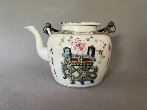 Porcelain teapot china late - teapot,, china,
