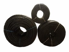 Black poly rope - poly, nylon