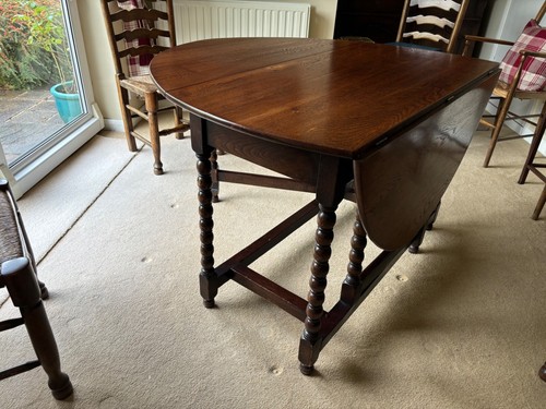 Antique mahogany coloured drop
