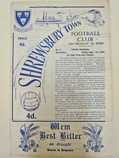 1964-1965 Shrewsbury Town v