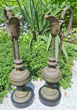 Antique Art Nouveau Cast Metal