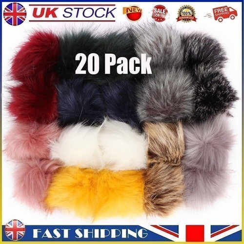 20pcs pack 10cm faux fur - 10cm,