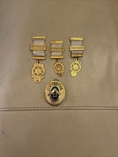 4 Masonic Jewels Including Provincial Chapter J