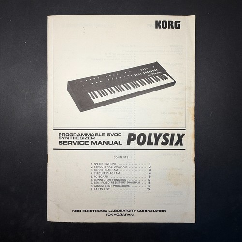 Vintage korg polysix - vintage,