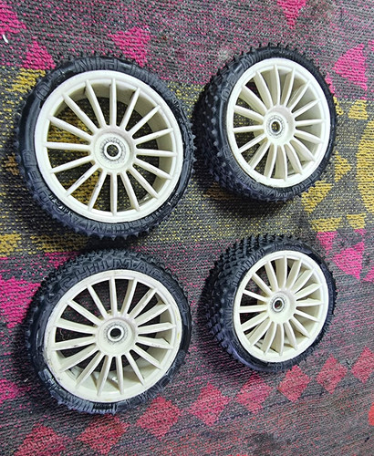 Schumacher mini pin tyres on - schumacher,