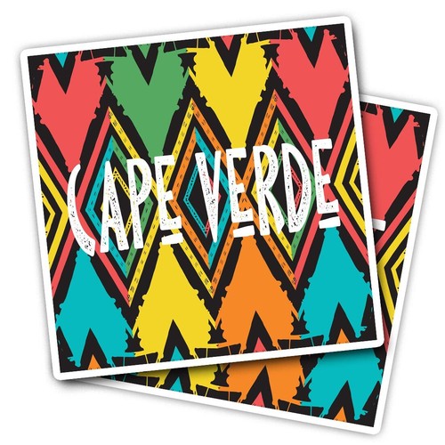 Vinyl stickers cape - stickers, verde
