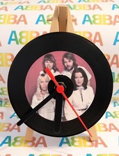 Vinyl record desktop clock - vinyl,