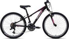Specialized Hotrock 24 XC Girls Kids Bike Black Pink XS/13 24" Wheels Used