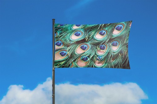 Peacock flag bag by - flag, in