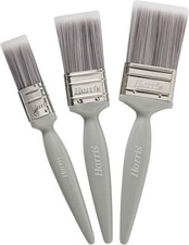 Harris Essentials Walls & Ceilings Paint Brushes - 3 Brush Pack