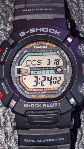 Casio shock mudman 9000 in - shock,