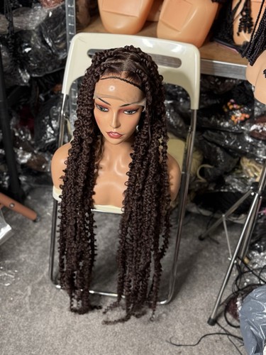 Butterfly locks braided wig - butterfly,